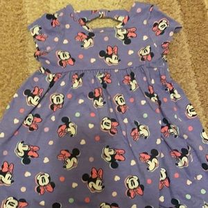 Minnie Mouse dress with bow key hole in the back